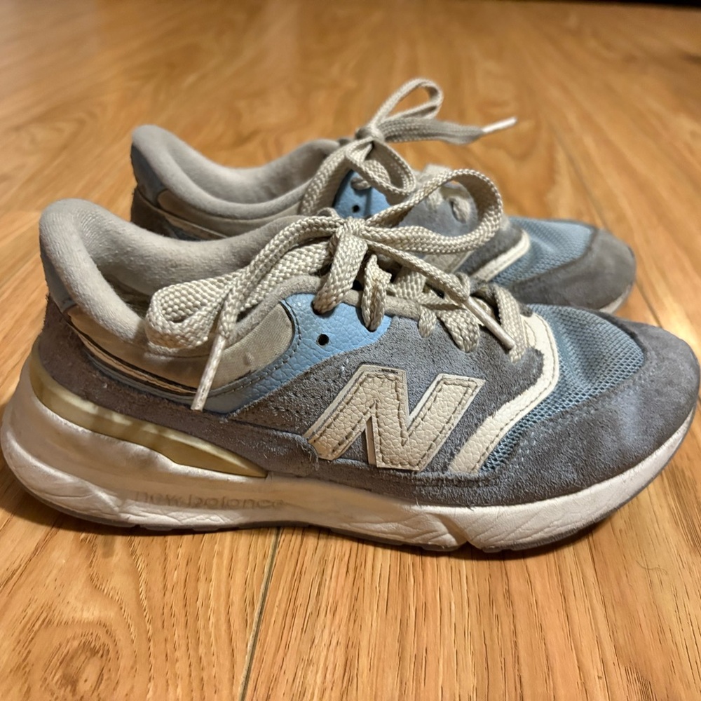 New Balance Light Blue and Gray Athletic Shoes 997R